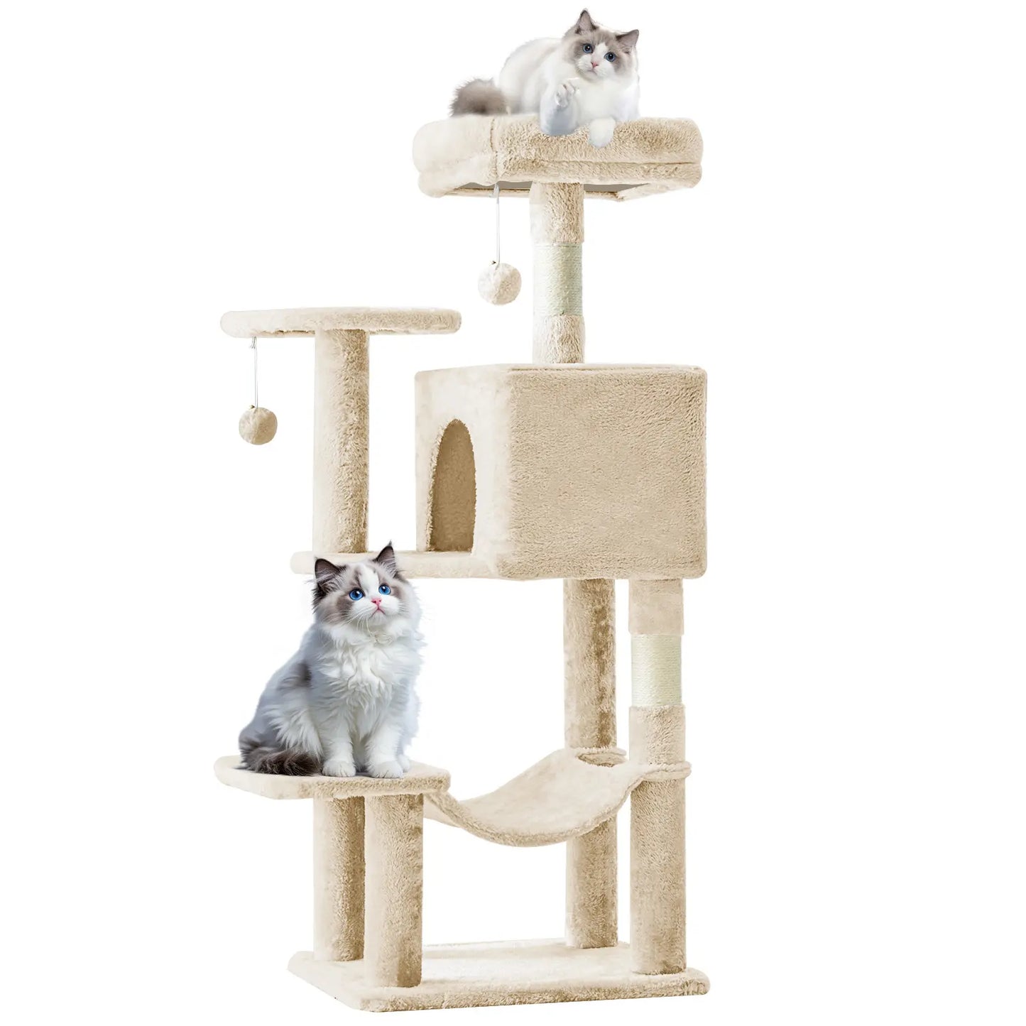【Dealsforyoudays】 Cat Climbing Shelf, Post Cascading Cat Climbing Shelf, Indoor Playhouse, Cozy Nest, Durable, Space-Saving Design, Gift for Pet Owners