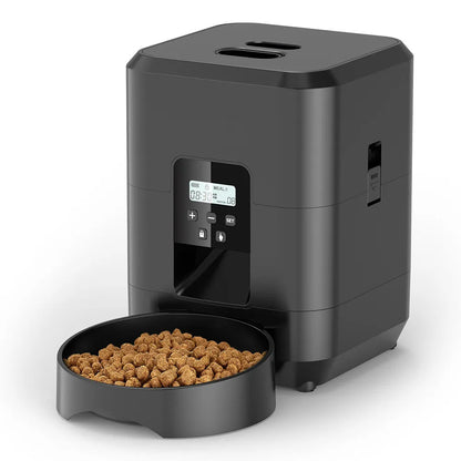 Cat Automatic Feeder with Camera, Video Dog Automatic Feeder, APP Controlled Feeding Smart Pet Feeder, 2L Cat Food Distributor
