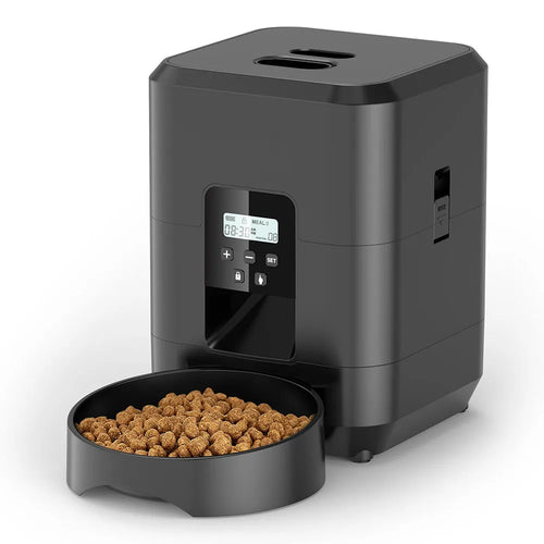 Cat Automatic Feeder with Camera, Video Dog Automatic Feeder, APP Controlled Feeding Smart Pet Feeder, 2L Cat Food Distributor