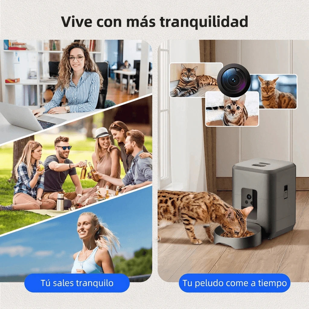 Comida Lista™ — Comedero Automático Inteligente 2L para Perros y Gatos