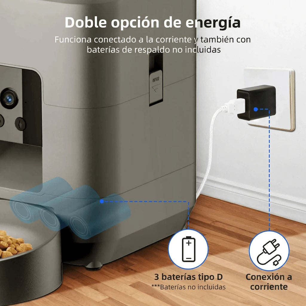 Comida Lista™ — Comedero Automático Inteligente 2L para Perros y Gatos