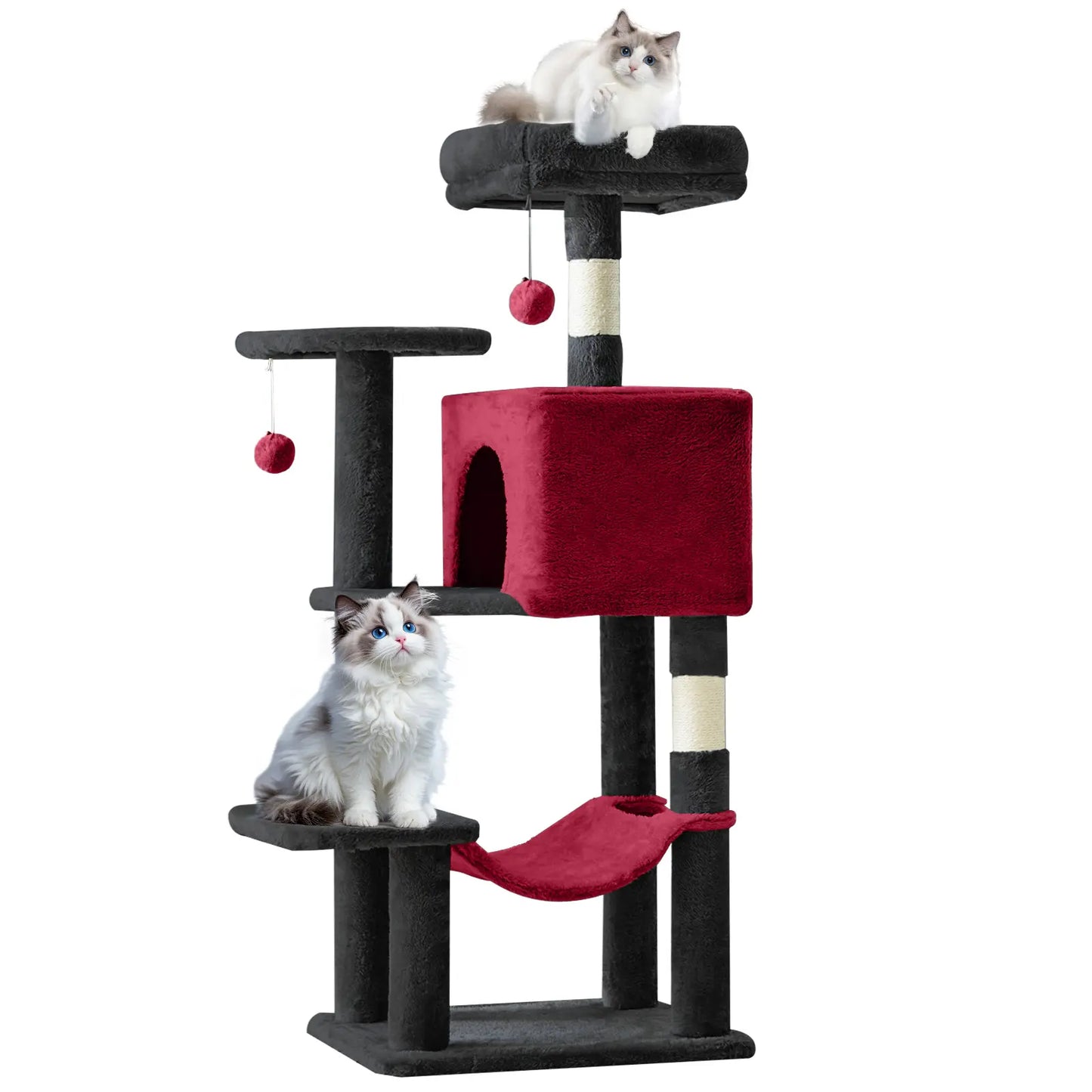 【Dealsforyoudays】 Cat Climbing Shelf, Post Cascading Cat Climbing Shelf, Indoor Playhouse, Cozy Nest, Durable, Space-Saving Design, Gift for Pet Owners