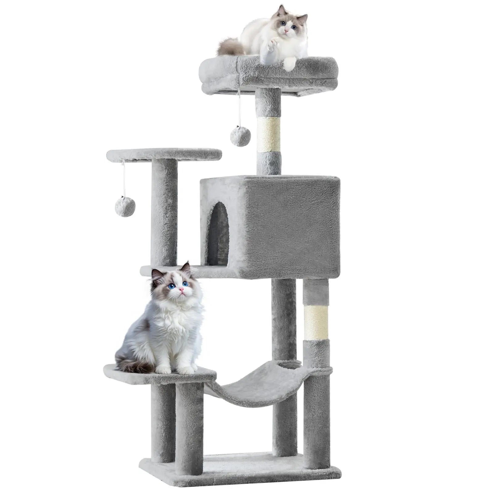 【Dealsforyoudays】 Cat Climbing Shelf, Post Cascading Cat Climbing Shelf, Indoor Playhouse, Cozy Nest, Durable, Space-Saving Design, Gift for Pet Owners